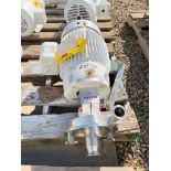 Fristam Centrifugal Pump with Baldor 7.5 HP 3,450 RPM Motor and 2" x 1.5" S/S Head, Clamp-Type