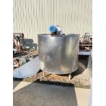 600 Gallon S/S Mix Tank with Vertical Agitation - Rigging Fees: $150