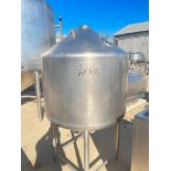 Approximately 200 Gallon Cone-Top, Cone-Bottom S/S Batch Tank - Rigging Fees: $150