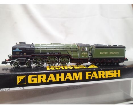 N gauge Bachmann/Farish class A1, Tornado, 60163, Doncaster Green in excellent condition, wear to box. UK P&amp;P Group 1 (£1