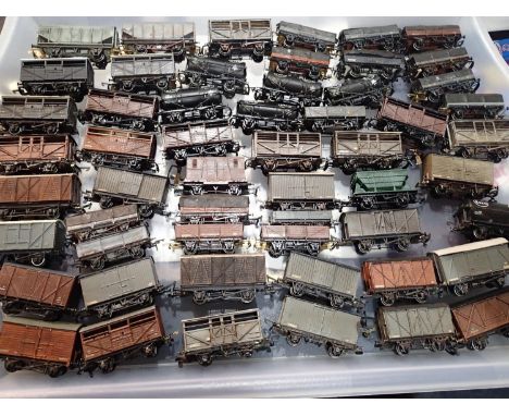 Selection of TT gauge kit built, modified and repainted wagons, mostly in good condition. UK P&amp;P Group 2 (£20+VAT for the