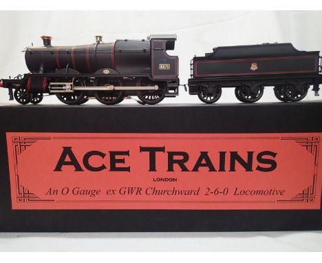 Ace Trains O gauge Churchward Mogul, Black, 5370, Early Crest in near mint condition, storage marks to box. UK P&amp;P Group 