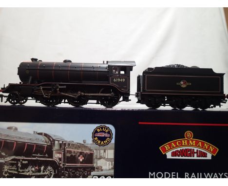 OO gauge Bachmann 32-277, class K3, Black, 61949, Late Crest, detail fitted, in near mint condition, box with storage wear. U