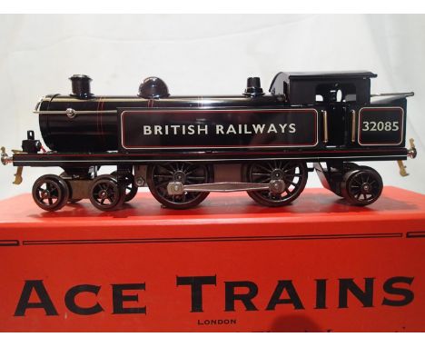 Ace Trains O gauge, 4.4.2 tank, British Railways Black, 32085, in near mint condition, box is for 4.4.4 tank, but has E2-BR l