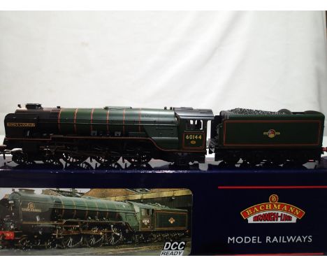 OO gauge Bachmann 32-557, A1 class, 60144, Kings Courier, Green, Late Crest, in near mint condition, box with storage wear. U