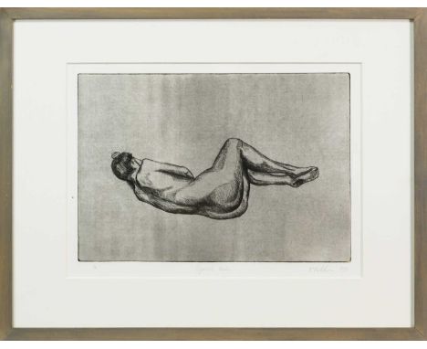 MARK MCPADDEN, SPANISH NUDE limited edition etching on paper, signed, titled, numbered 1/2 and dated 1998mounted, framed and 