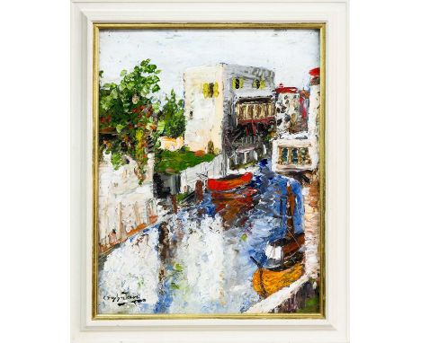 * CECIL ROCHFORT D'OYLY JOHN (BRITISH 1906 - 1993), RIVER VIEW oil on board, signedframed and under glassimage size 46cm x 35