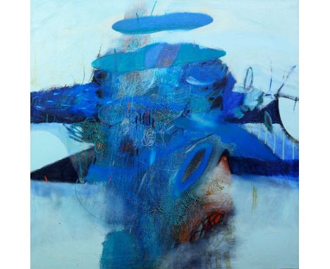 * LOUISE RITCHIE, SKYCROSS  acrylic on canvas, signed and titled verso unframedProvenance: The Late Jack McLean  overall size