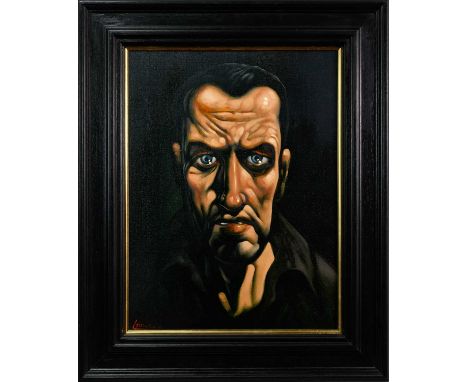 * PETER HOWSON OBE (SCOTTISH b. 1958), OGILVIE STUDY - PORTRAIT OF ST JOHN OGILVIE oil on canvas, signed, titled and dated 20