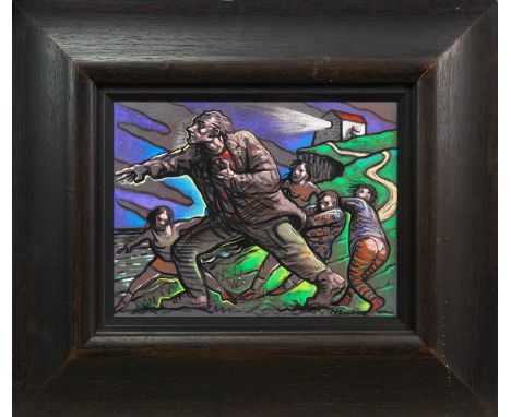 * PETER HOWSON OBE (SCOTTISH b. 1958), UNTITLED pastel on paper, signedframed and under glassimage size 23cm x 31cm, overall 