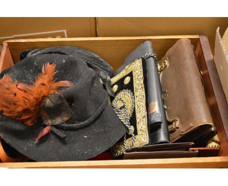 Vintage hats and bags.