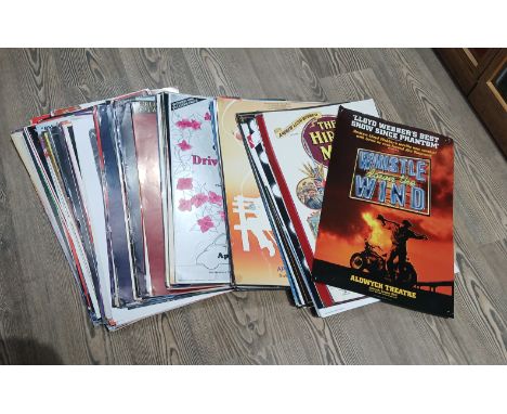 A large collection of theatre posters, 32cm x 51cm each.