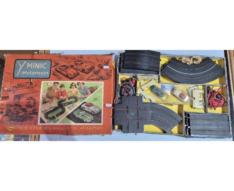 A Triang Minic M.1522 slot car racing set.