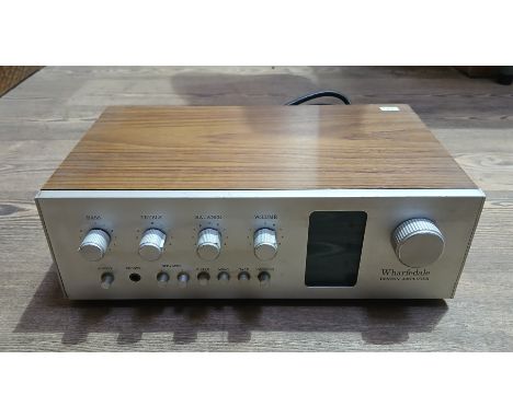 A Wharfedale Denton stereo amplifier.