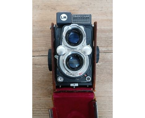 A Yashica 44 medium format camera.