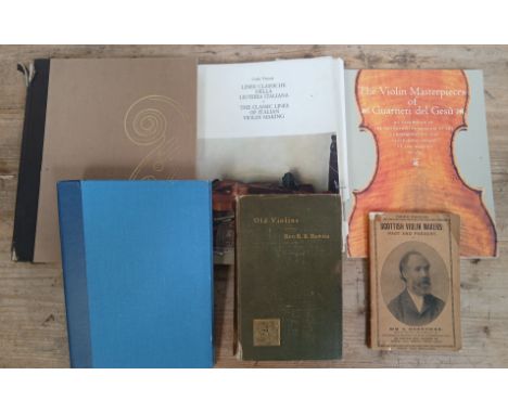 Assorted violin making titles comprising; Walter Hamma - Italian Violin Makers, Carlo Vettori - The Classic Lines of Italian 