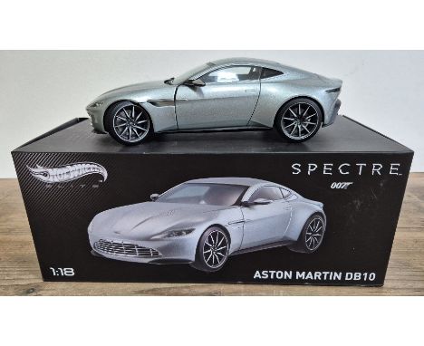 A Hot Wheels Elite Aston Martin DB10 James Bond Spectre model Car, 1:18 scale, in original Box.
