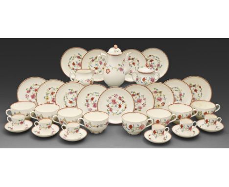 A Royal Worcester Astley pattern tea and coffee service, c1935, printed mark 