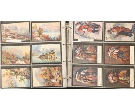 Raphael Tuck &amp; Sons postcards, 1532 and 1533 Picturesque England (12), 8546 Up the River (6), 9031 In the Country (6), [u