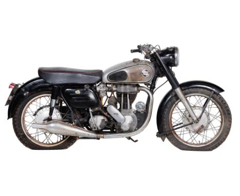 1958 Norton 19S 596cc, registration No. 375 VRE, swing arm frame, frame No. 9N75348, OHV, one cylinder, 596cc capacity, engin