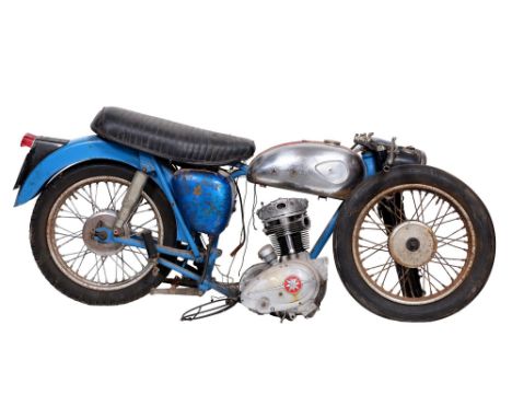 1966 BSA C15F Star Blue 249cc, spares, registration No. HEA 653D on mudguard not verified, 1966, engine No. C15F3055  A black