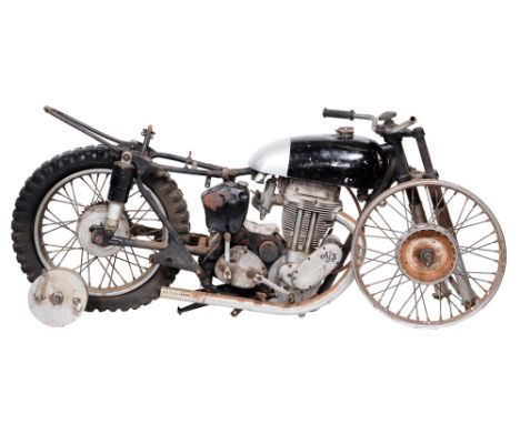 1955 AJS 18S 498cc, registration No. unknown, swing arm frame, frame No. unknown, OHV, one cylinder, 498cc capacity, engine N