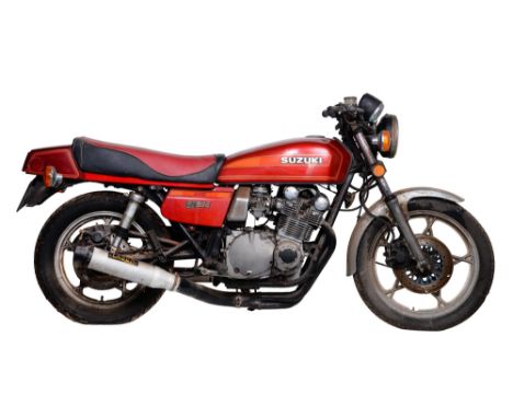 1983 Suzuki GS1000E, registration No. YAU 330Y, swing arm Twinshock frame, frame No. unknown, OHC, four cylinder (8 valve), 9