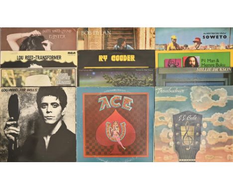 Miscellaneous vinyl LP records, including Bob Dylan, Rolling Stones, The Beatles, Grateful Dead and others 