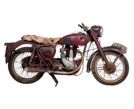 1955 BSA B31 348cc, registration No. MHY 903, swing arm frame, frame No. CB31 6001, OHV, one cylinder, 348cc capacity, engine