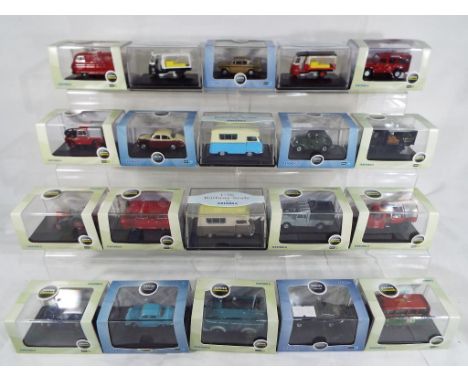 Oxford Commercials - a collection of approximately twenty diecast model motor vehicles by Oxford Commercials and Oxford Autom