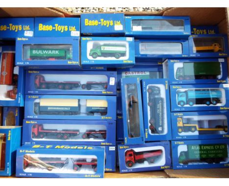 Base Toys - a collection of 49 1:76 scale / OO scale diecast models of commercial motor vehicles by Base Toys, all mint boxed