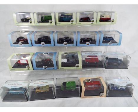 Oxford Commercials - a collection of approximately twenty diecast model motor vehicles 1:76 scale from the Oxford Commercials