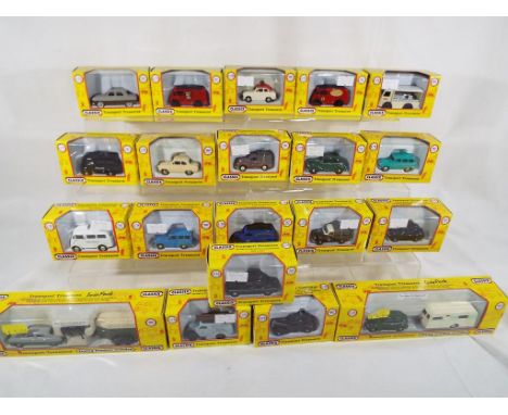 Model Railways - A collection of approx. 20 die cast model motor vehicles by Classix by Pocket Bond cars and motor vehicles, 