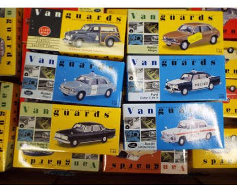 Vanguards - a collection of approximately twenty diecast model motor vehicles by Vanguards Precision diecast replica, 1:43 sc