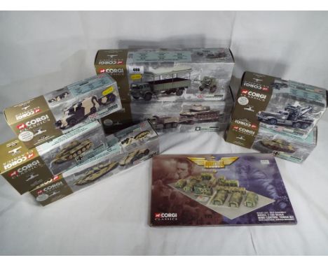 Corgi Classics - a collection of eight Corgi Classics from the Fighting Vehicles collection to include 69902 British Army, 69