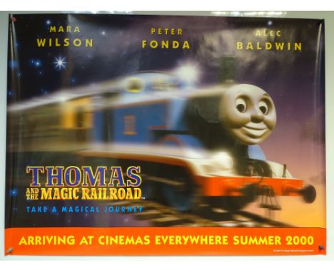 THOMAS AND THE MAGIC RAILROAD (2001) -  'ADVANCE TEASER'  - ANIMATION / FAMILY / ADVENTURE - ALEC BALDWIN  - UK QUAD FILM / M