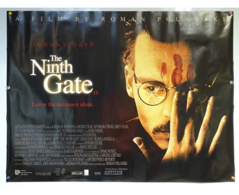 THE NINTH GATE (1999) - MYSTERY / THRILLER - UK QUAD FILM / MOVIE POSTER - ROLLED AS ISSUED
