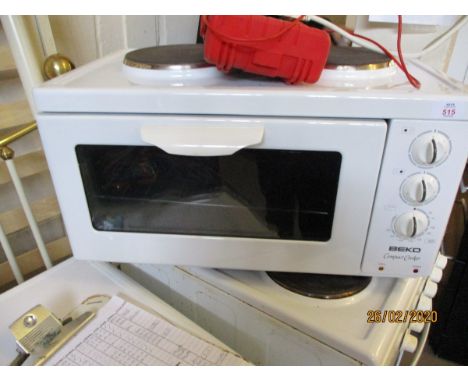 BEKO COMPACT COOKER WITH TWO CERAMIC TOP