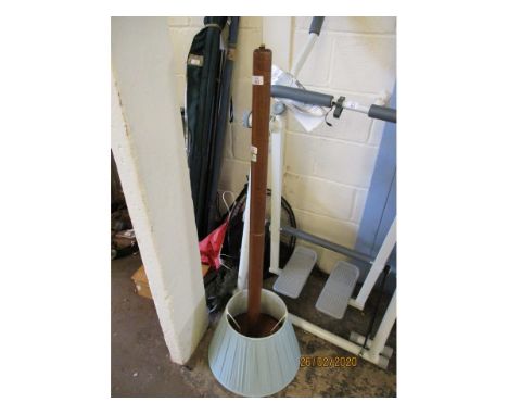 MAHOGANY STANDARD LAMP