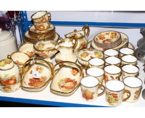 Collection of Hammersdale and Hammersley fruit decorated tableware, each piece having signature D. Millington.