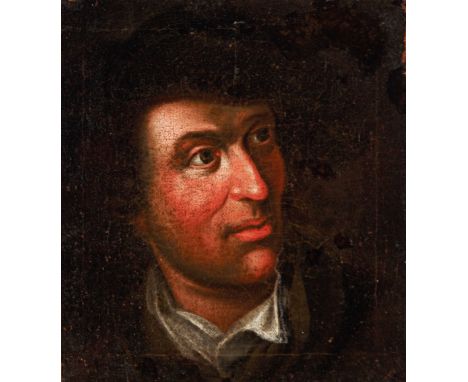 Portraitist des 18. Jh. Herrenportrait. Öl/Lwd. auf Ktn. 34 x 31 cm. R