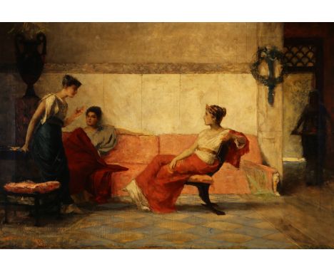 Lawrence Alma-Tadema. 1836 Dronrijp - 1912 Wiesbaden. Studierte in Antwerpen. Nach einem Besuch Pompejis 1863 wandte er sich 