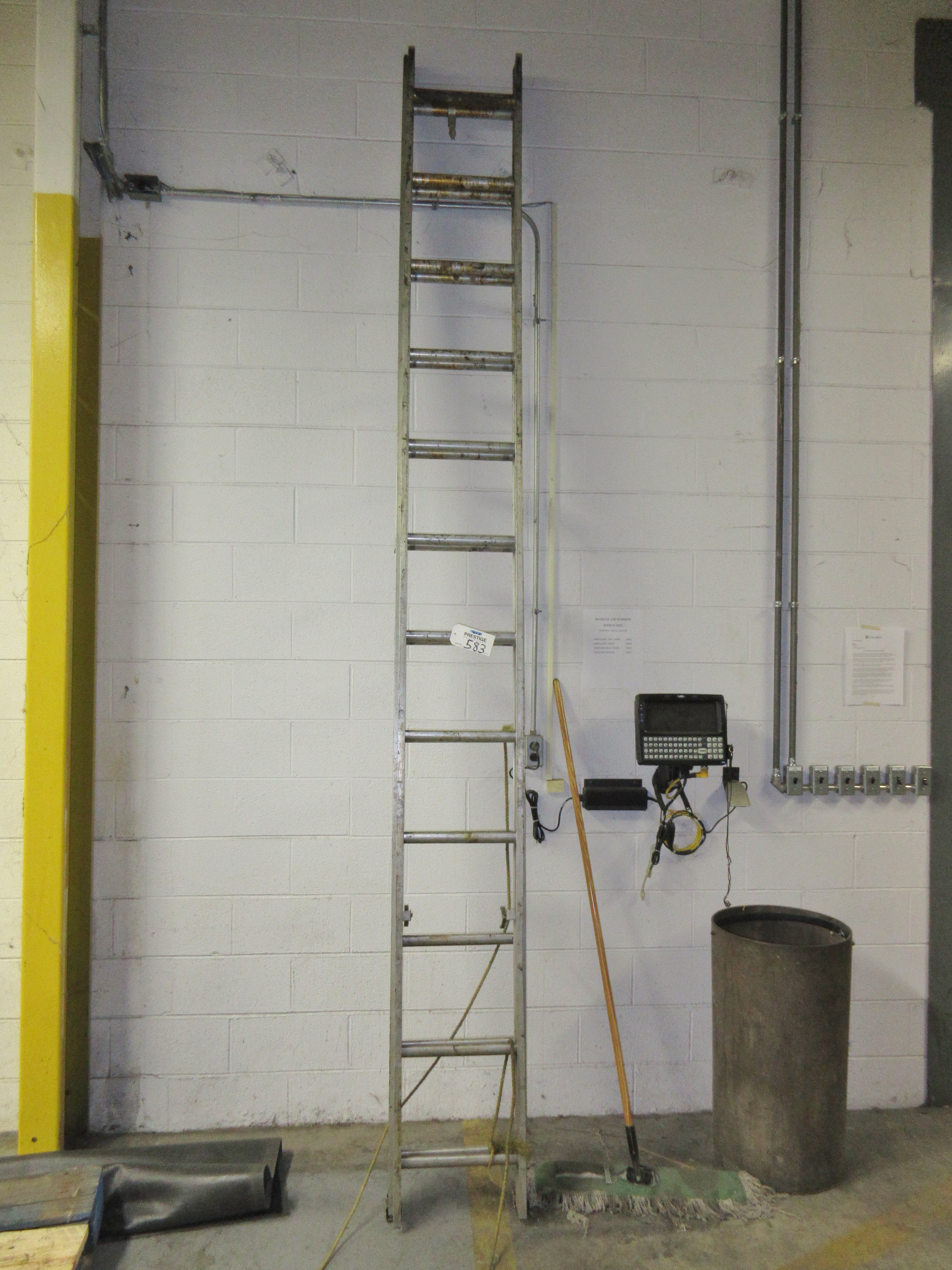 Keller, Model 3224, 21' Aluminum Extension Ladder