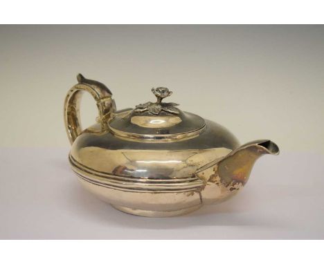 Louis XV Style Samovar Teapot in Silver Copper, Late 19th Century