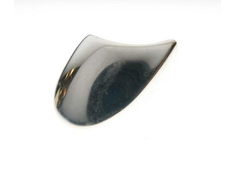 Nanna Ditzel for Georg Jensen - Modernist silver ring, design No.91, signed and marked '925 S 91 56', size P approx, 14.9g ap