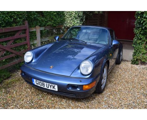 1989 Porsche 911 / 964 Carrera 2 Coupe, Baltic Blue, Fully Restored Car  The 964 represented a quirkier design in the 911 ran