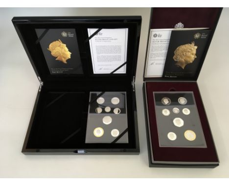 The Royal Mint 2015 United Kingdom silver proof coin set, The Fifth Circulating Coinage Portrait First Edition and Final Edit