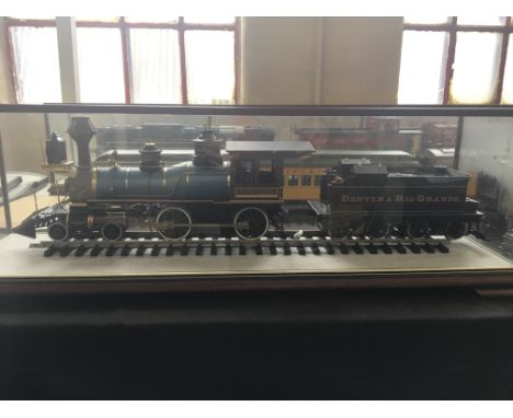 A Bachmanns Spectrum Narrow Guage electric Baldwin 4-4-0, in case, with owners manual.
