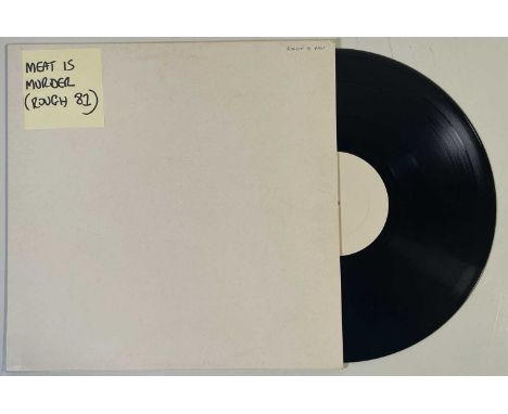 THE SMITHS - MEAT IS MURDER LP (ORIGINAL UK WHITE LABEL TEST PRESSING - ROUGH 81). Beautifully kept scarce original 1985 UK w