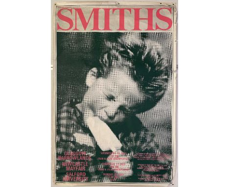 1986 UK Queen Is Dead Tour poster (with Zincpark printing credit). This was for the first leg of the UK tour before the band 